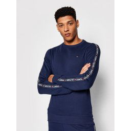 Tommy Hilfiger Pulóver Track UM0UM00705 Sötétkék Regular Fit