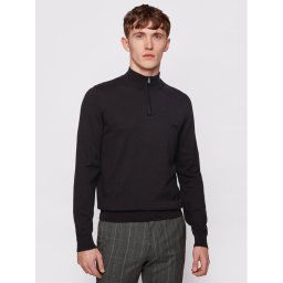 Boss Sweater Padro-L 50419988 Fekete Regular Fit