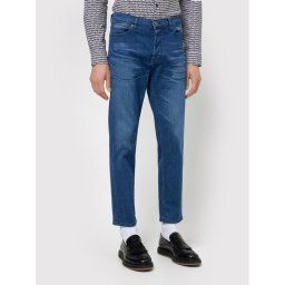 Hugo Farmer 634 50449225 Kék Tapered Fit