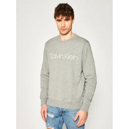 Calvin Klein Pulóver Logo K10K104059 Szürke Regular Fit