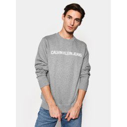 Calvin Klein Jeans Pulóver J30J307757 Szürke Regular Fit