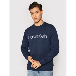 Calvin Klein Pulóver Logo K10K104059 Sötétkék Regular Fit