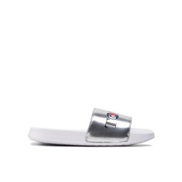 Tommy Hilfiger Papucs Smile Print Pool Slide T3A0-32194-1367 S Ezüst