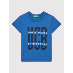 United Colors Of Benetton Póló 3I1XG100G Kék Regular Fit
