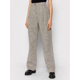 Tory Burch Szövet nadrág 85348 Szürke Regular Fit