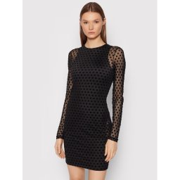 ROTATE Koktélruha Monique RT851 Fekete Slim Fit