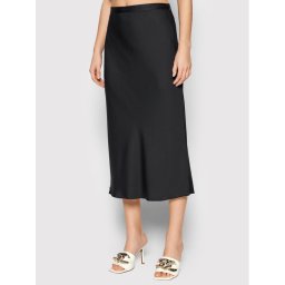 Calvin Klein Midi szoknya Bias K20K203514 Fekete Regular Fit