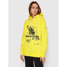 Superdry Pulóver Boho And Rock W2011168A Sárga Relaxed Fit