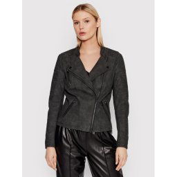 ONLY Műbőr dzseki Ava 15102997 Fekete Regular Fit
