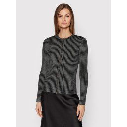 Tory Burch Kardigán 85850 Ezüst Slim Fit