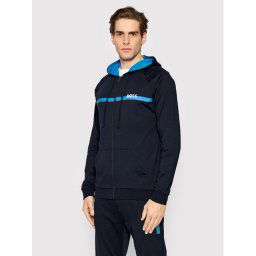 Boss Pulóver Authentic 50465773 Sötétkék Regular Fit