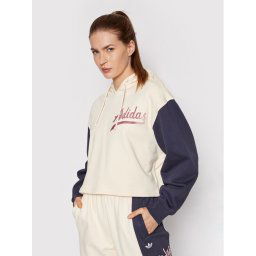 adidas Pulóver Modern B-Ball HD9782 Bézs Relaxed Fit