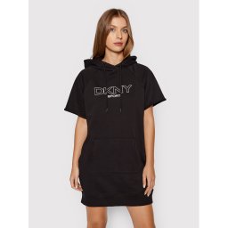 DKNY Sport Kötött ruha DP1D4601 Fekete Regular Fit