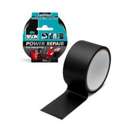 BISON Power Repair szöveterősített ragasztószalag - fekete - 10 m