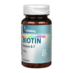B-7 Vitamin - Biotin - 100 tabletta - Vitaking