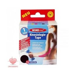 Wundmed Kinesio tape 5cmx5m Fekete