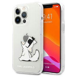 Karl Lagerfeld Choupette Fun iPhone 13 Pro Max telefontok (átlátszó)
