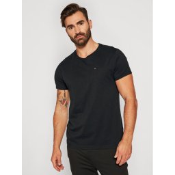 Tommy Jeans Póló DM0DM04411 Fekete Regular Fit