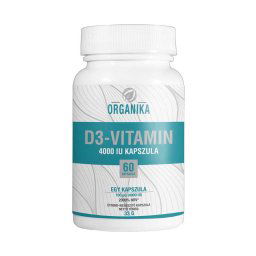 Organika D3-vitamin 4000 IU kapszula 60x