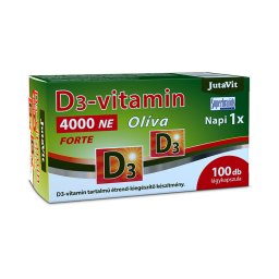 JutaVit D3-vitamin 4000 NE Oliva Forte lágykapszula 100x