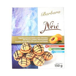 Barbara Néró kajszibarack ízzel töltött sütemény gluténmentes 150g