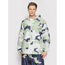 adidas Átmeneti kabát Graphics Camo HF4877 Zöld Regular Fit