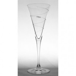 Üveg pohár swarovski dísszel boros II. 200ml (6 db / szett)