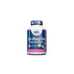 Calcium Magnesium & Zinc with Vitamin D 90 tabl. HAYA LABS