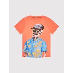 NAME IT Póló 13202094 Narancssárga Regular Fit