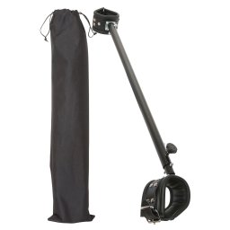 ZADO - nagy lábterpesztő rúd, bondage szett (fekete)