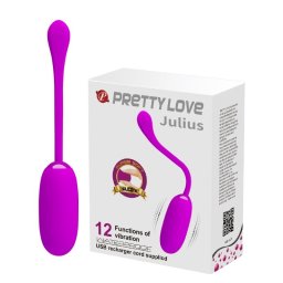 Pretty Love - Julius akkumulátoros vibrációs tojás (lila)