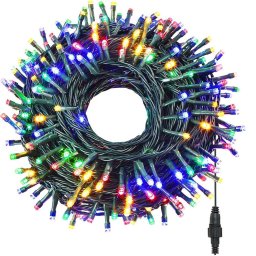 LED fényfüzér választható méretben és színben-240 LED-es-színes