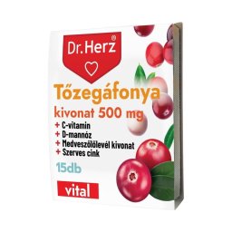Dr. Herz Tőzegáfonya kivonat 500 mg kapszula 15x