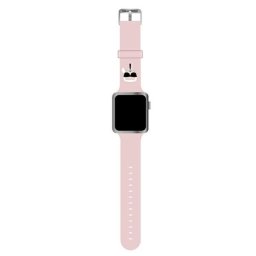 Karl Lagerfeld Silicone Karl's Head Apple Watch óraszíj 38/40/41mm (rózsaszín)
