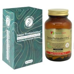 Natural Swiss Szimbiotikum csomag (ProbiotixMax+PrebiotixUltra) - 60db+180db