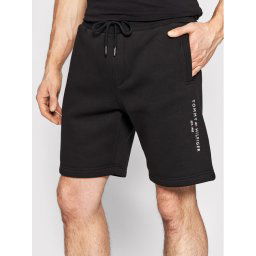 Tommy Hilfiger Sport rövidnadrág Logo MW0MW22198 Fekete Regular Fit