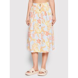 Roxy Midi szoknya Night Time ERJWK03121 Színes Regular Fit