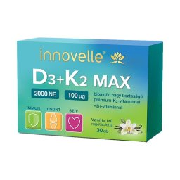 Innovelle D3 + K2 Max 2000 NE rágótabletta 30x