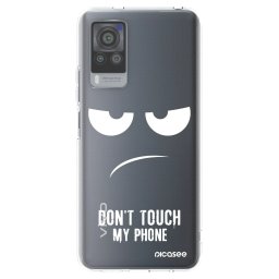 Átlátszó szilikon tok az alábbi mobiltelefonokra Vivo X60 Pro 5G - Don't Touch My Phone