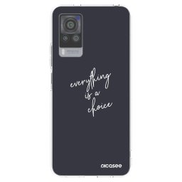Átlátszó szilikon tok az alábbi mobiltelefonokra Vivo X60 Pro 5G - Everything is a choice