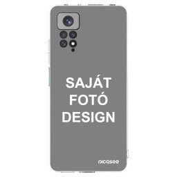Átlátszó szilikon tok az alábbi mobiltelefonokra Xiaomi Redmi Note 11 - Saját fotó/motívum