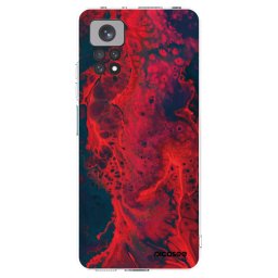 Átlátszó szilikon tok az alábbi mobiltelefonokra Xiaomi Redmi Note 11 - Organic red