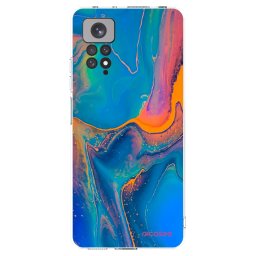 Átlátszó szilikon tok az alábbi mobiltelefonokra Xiaomi Redmi Note 11 - Rainbow
