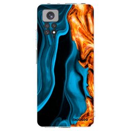 Átlátszó szilikon tok az alábbi mobiltelefonokra Xiaomi Redmi Note 11 - Gold blue