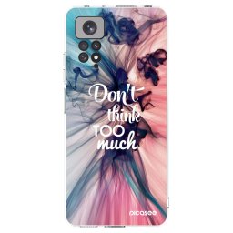 Átlátszó szilikon tok az alábbi mobiltelefonokra Xiaomi Redmi Note 11S 4G - Don't think TOO much