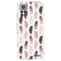 Átlátszó szilikon tok az alábbi mobiltelefonokra Xiaomi Redmi Note 11S 4G - Feather 2