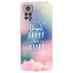 Átlátszó szilikon tok az alábbi mobiltelefonokra Xiaomi Redmi Note 11S 4G - Think happy be happy