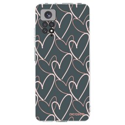 Átlátszó szilikon tok az alábbi mobiltelefonokra Xiaomi Redmi Note 11S 4G - Lots of love