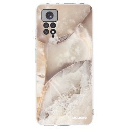 Átlátszó szilikon tok az alábbi mobiltelefonokra Xiaomi Redmi Note 11S 4G - Cream marble