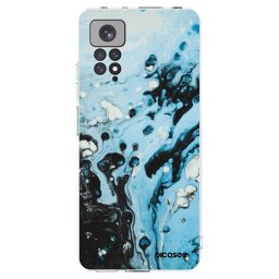 Átlátszó szilikon tok az alábbi mobiltelefonokra Xiaomi Redmi Note 11S 4G - Organic blue